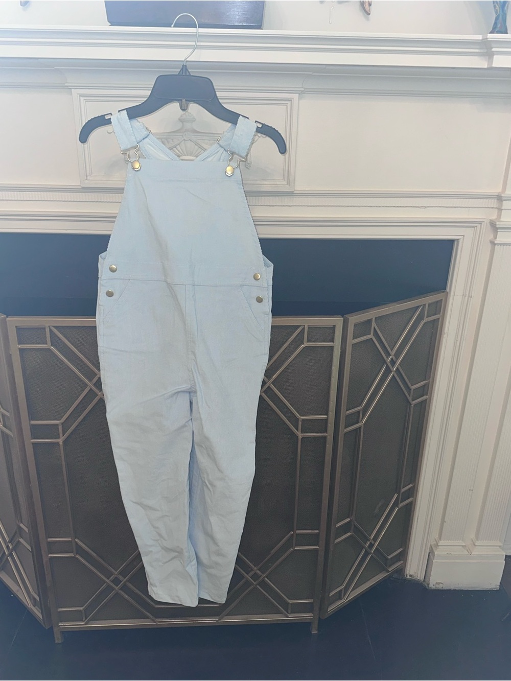 TBBC Channing Choo Choo blue longalls, girls size 8, NwT